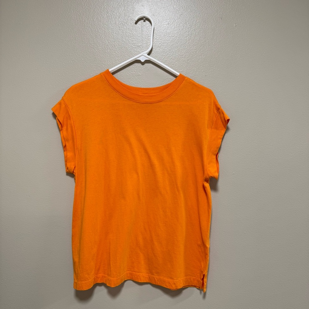 A New Day Orange Cap Sleeve Top